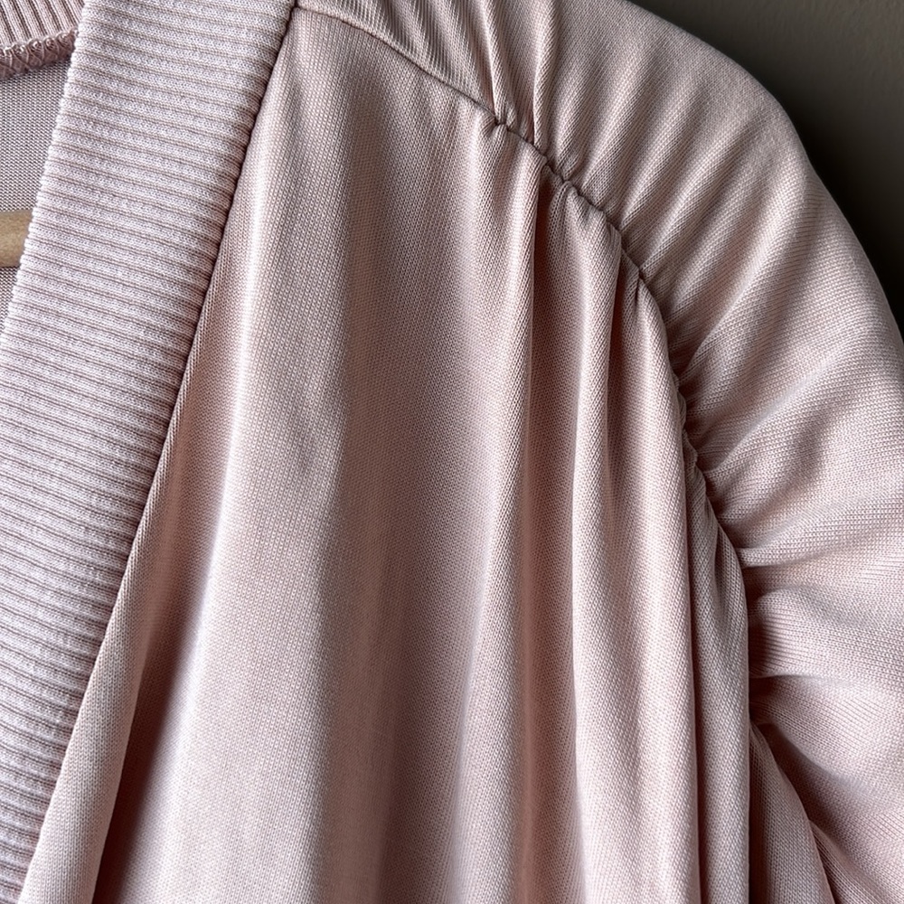BCBGMAXAZRIA Pink Wrap Top Size Medium - Picture 12 of 12